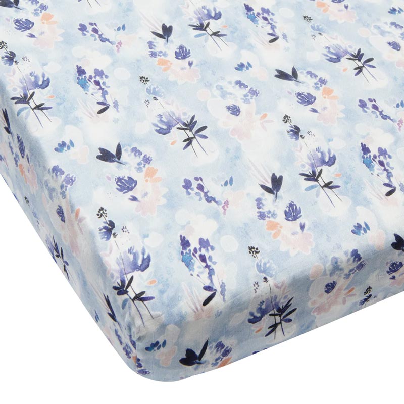 Loulou Lollipop Muslin Fitted Crib Sheet