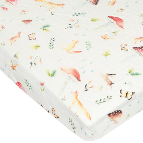 Loulou Lollipop Muslin Fitted Crib Sheet