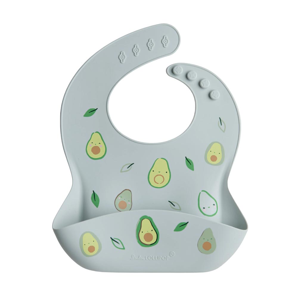 Avocado Loulou Lollipop Silicone Bib - Lagoon Baby + Toy Shoppe in Maple Ridge, BC Canada