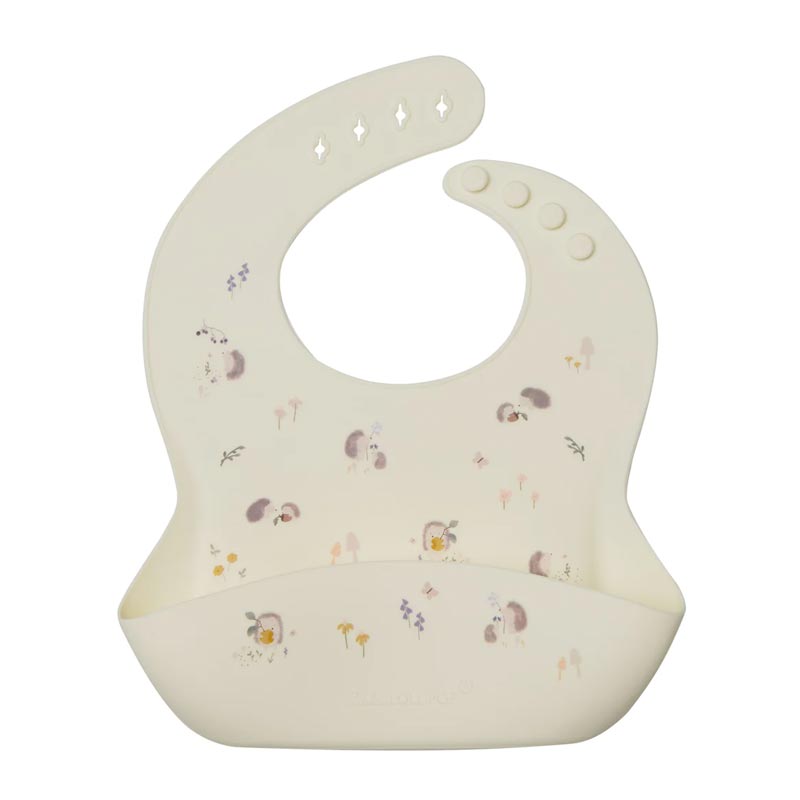 Hedgehogs Loulou Lollipop Silicone Bib - Lagoon Baby + Toy Shoppe in Maple Ridge, BC Canada