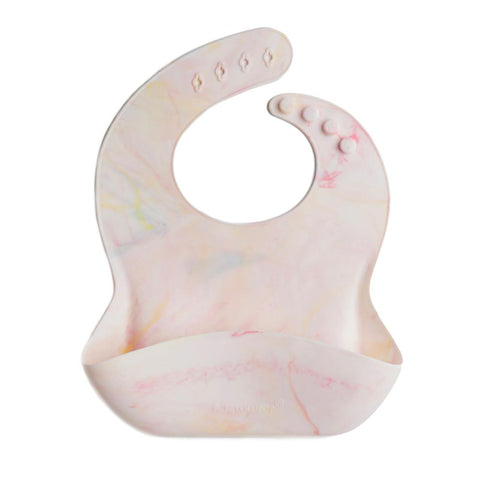 Rainbow Tie Dye Loulou Lollipop Silicone Bib - Lagoon Baby + Toy Shoppe in Maple Ridge, BC Canada