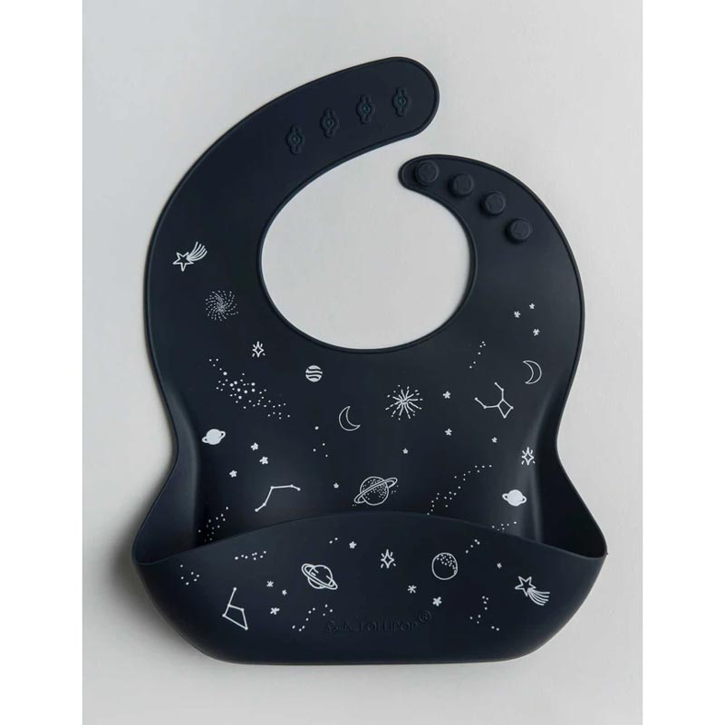 Space Loulou Lollipop Silicone Bib - Lagoon Baby + Toy Shoppe in Maple Ridge, BC Canada