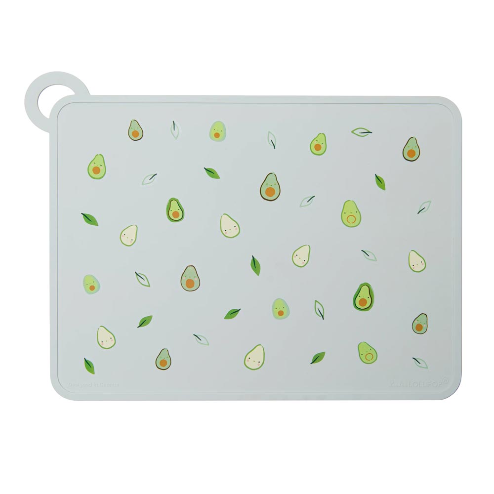 Avocado Loulou Lollipop Silicone Placemat - Lagoon Baby + Toy Shoppe, Maple Ridge, BC Canada