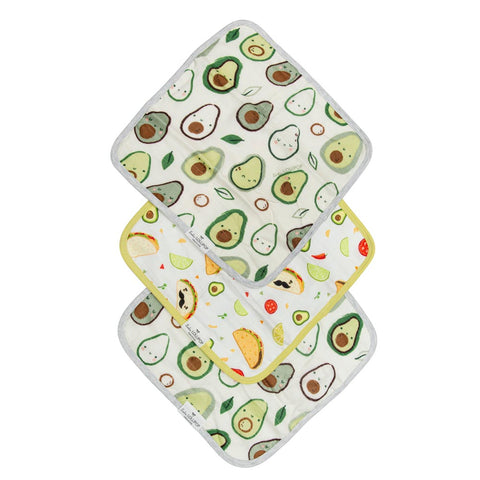 Avocado Loulou Lollipop Washcloths - Lagoon Baby + Toy Shoppe