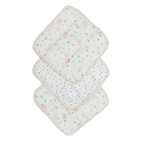 *Loulou Lollipop Washcloth 3-Piece Set