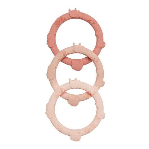 *Loulou Lollipop Wild Teething Ring Set