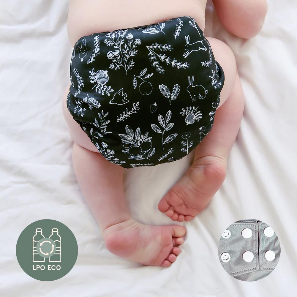 Botanical LPO One Size ECO Cover - Lagoon Baby + Toy Shoppe