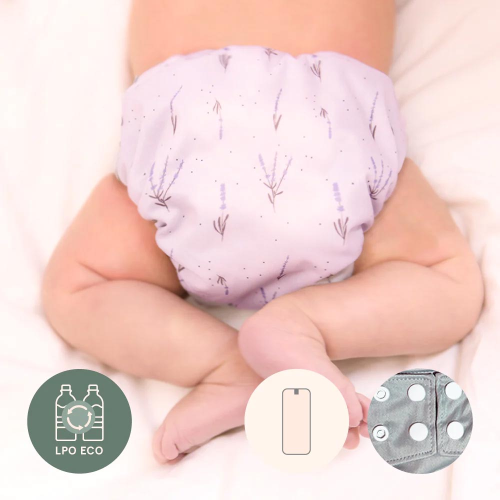 Lavender LPO ECO Newborn All-in-One - Lagoon Baby + Toy Shoppe