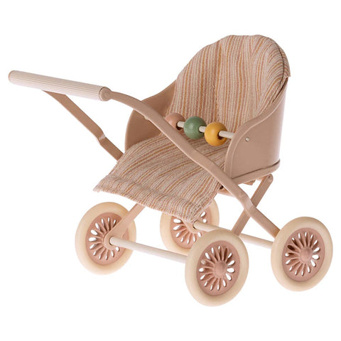 *Maileg Stroller for Baby Mice - Rose