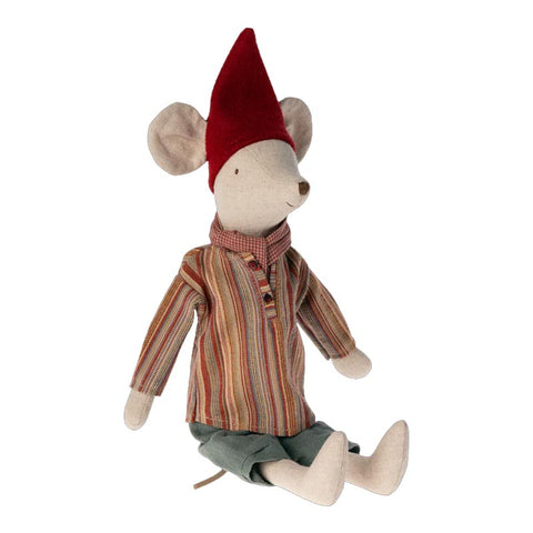 *Maileg Medium Christmas Mouse Boy - 13"