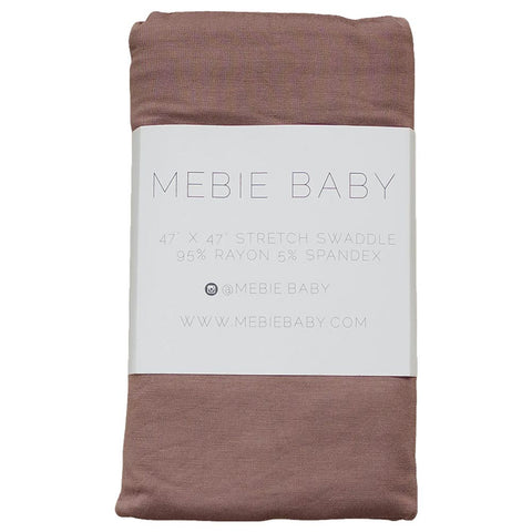 Mebie Baby Bamboo Stretch Swaddle - Plum