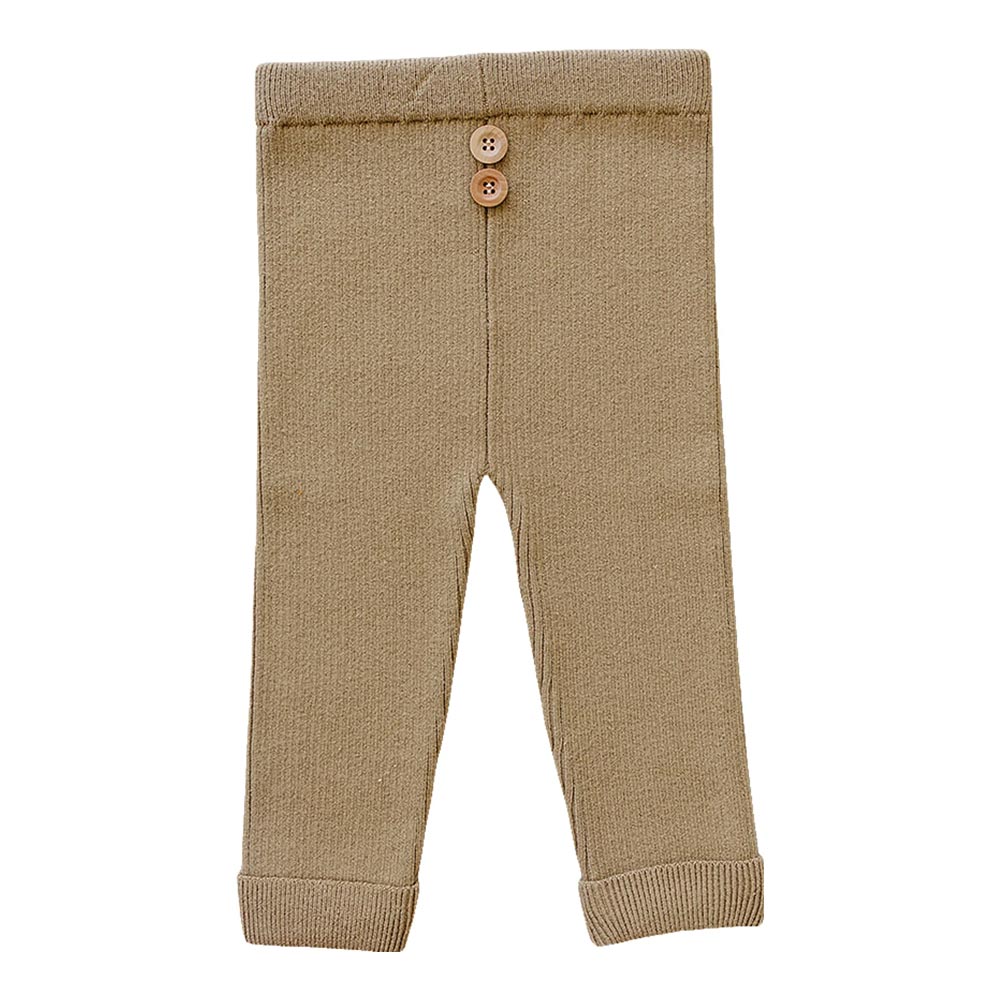 Mebie Baby Knit Leggings - Toffee *CLEARANCE*