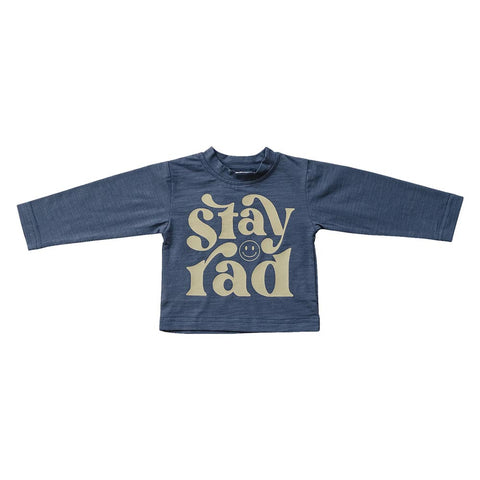 Mebie Baby Long Sleeve Cotton Tee - Stay Rad