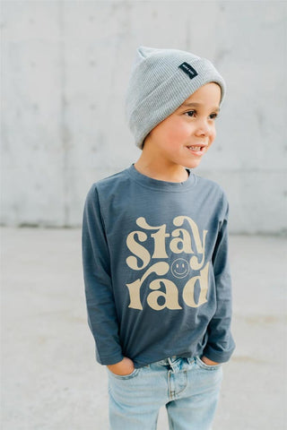 Mebie Baby Long Sleeve Cotton Tee - Stay Rad