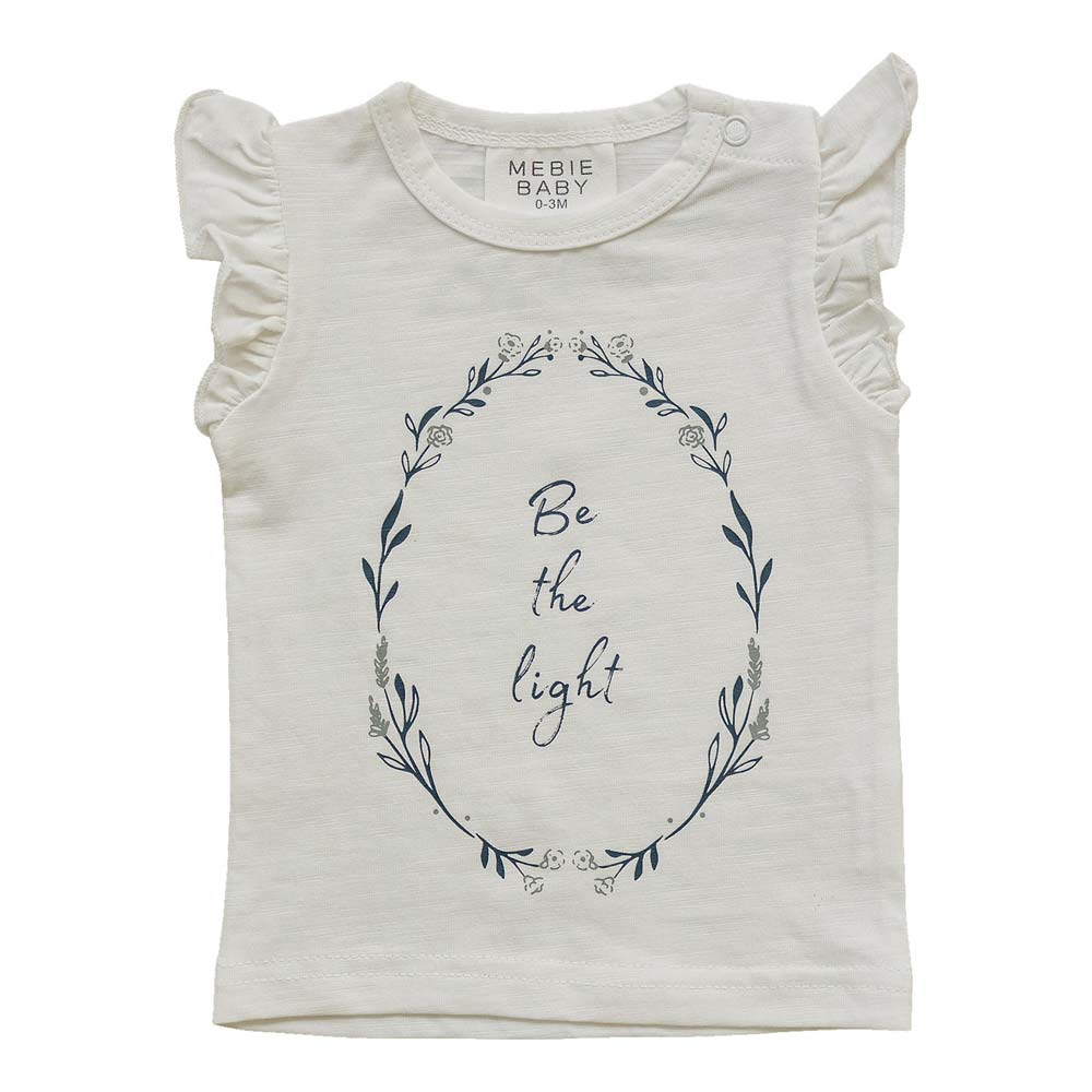 Mebie Baby Ruffle Tee - Be the Light