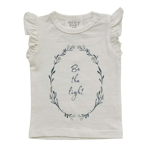 Mebie Baby Ruffle Tee - Be the Light