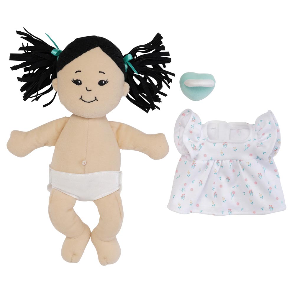 *Love, Stella Light Beige Doll with Black Pigtails