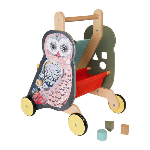 *Manhattan Toy Company Wildwoods Owl Push-Cart