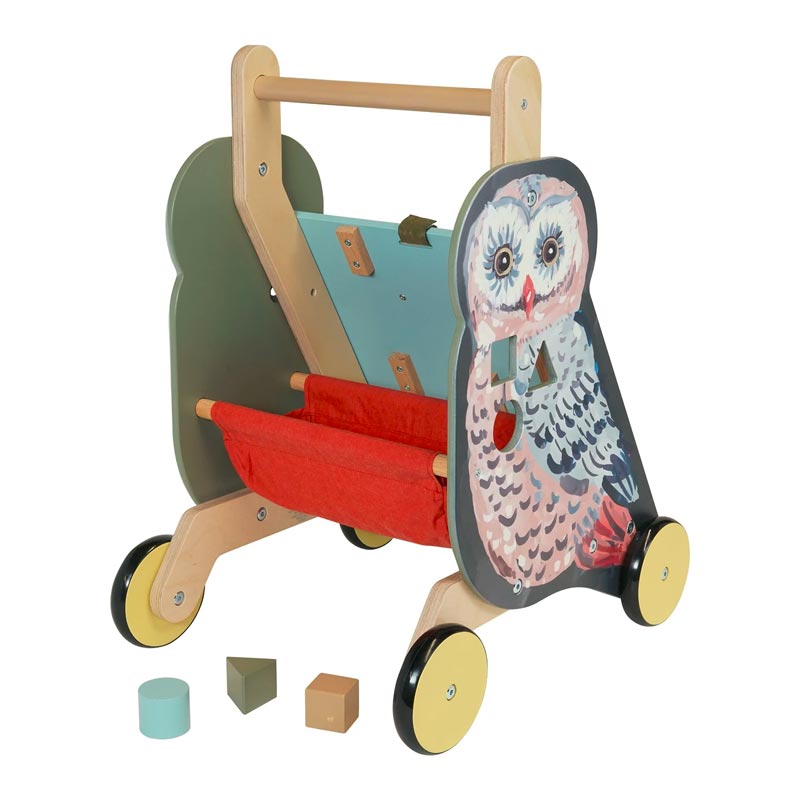 *Manhattan Toy Company Wildwoods Owl Push-Cart