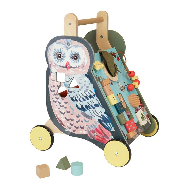 *Manhattan Toy Company Wildwoods Owl Push-Cart