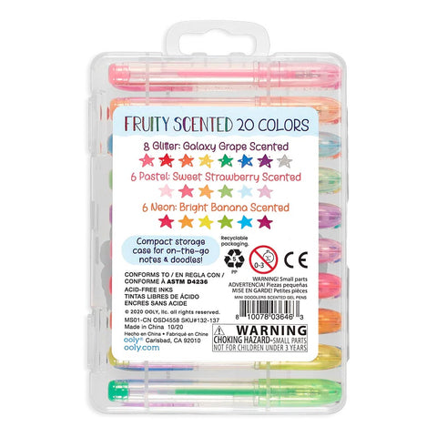 *Ooly Mini Doodlers Scented Gel Pens - Set of 20