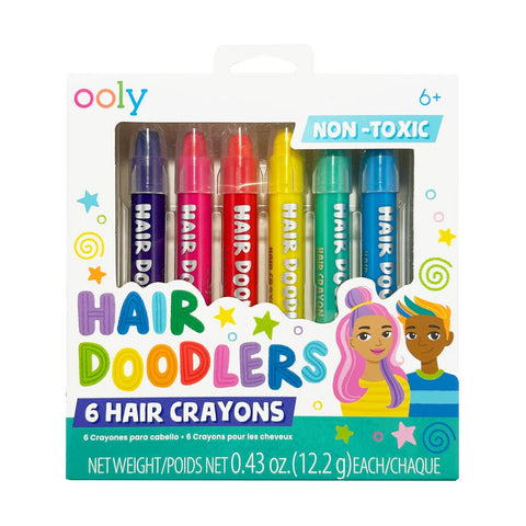 *Ooly Hair Doodlers Hair Crayons - Set of 6