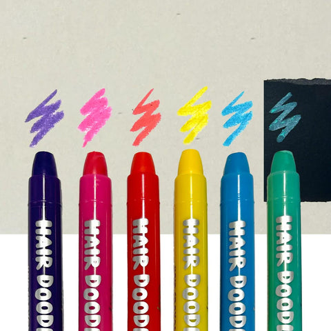 *Ooly Hair Doodlers Hair Crayons - Set of 6