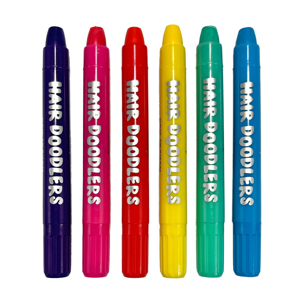 *Ooly Hair Doodlers Hair Crayons - Set of 6