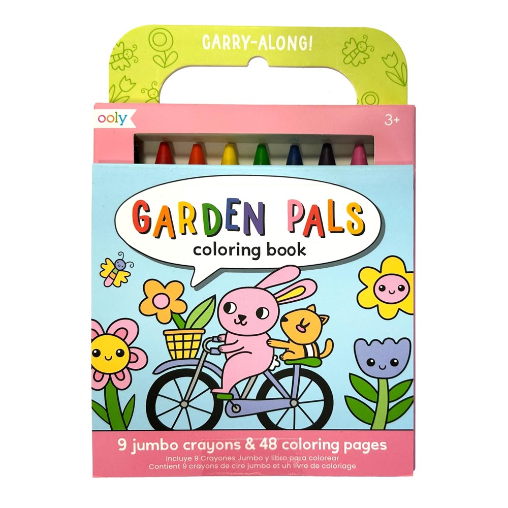 *Ooly Carry Along Colouring Book Set - Garden Pals