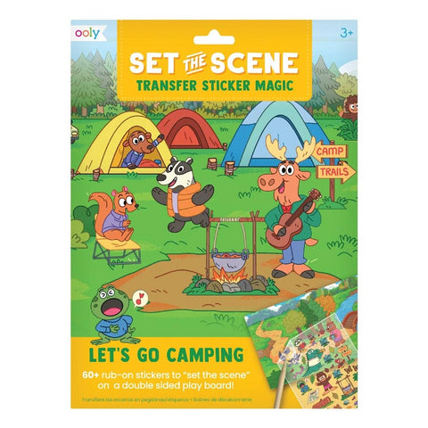 *Ooly Set the Scene Transfer Stickers Magic - Let's Go Camping