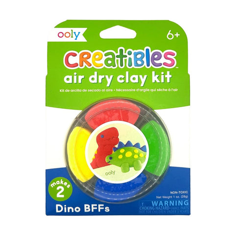 *Ooly Creatibles Mini Air Dry Clay Kit - Dino BFFs