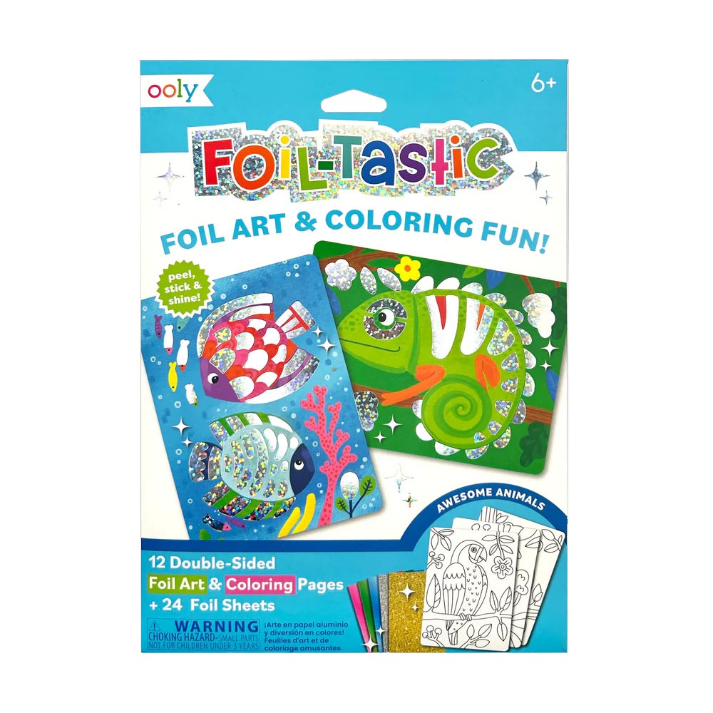 *Ooly Foil-tastic Foil Art & Colouring Set - Whimsical World