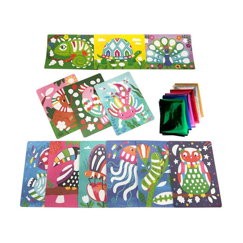 *Ooly Foil-tastic Foil Art & Colouring Set - Whimsical World