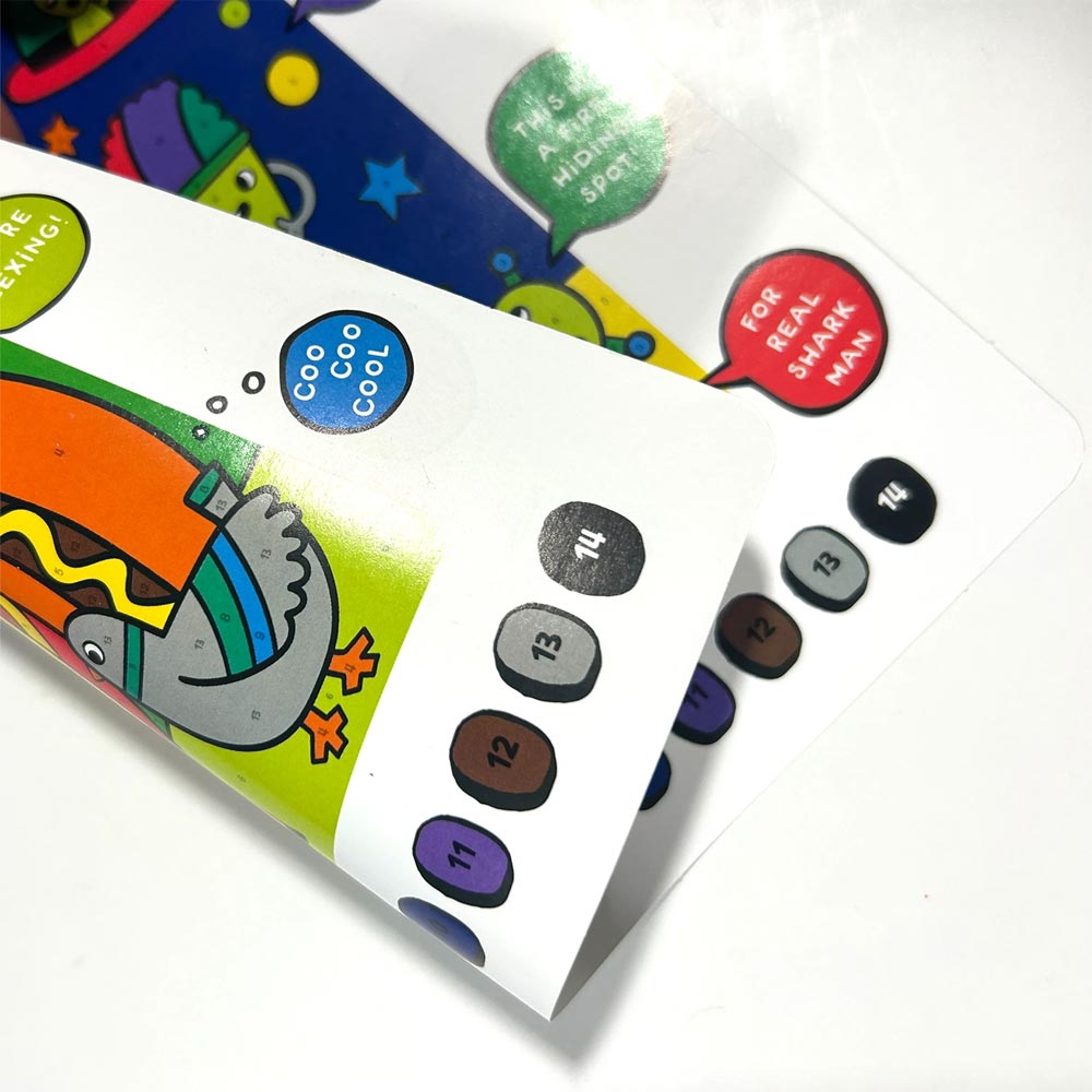 *Ooly Colortopia Colour By Number Paint Marker Kit - Epic Adventures