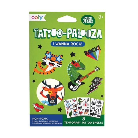 *Ooly Mini Tattoo Palooza Temporary Tattoos - I Wanna Rock!