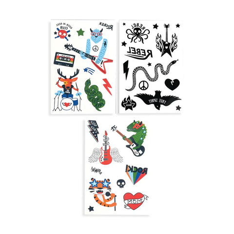 *Ooly Mini Tattoo Palooza Temporary Tattoos - I Wanna Rock!