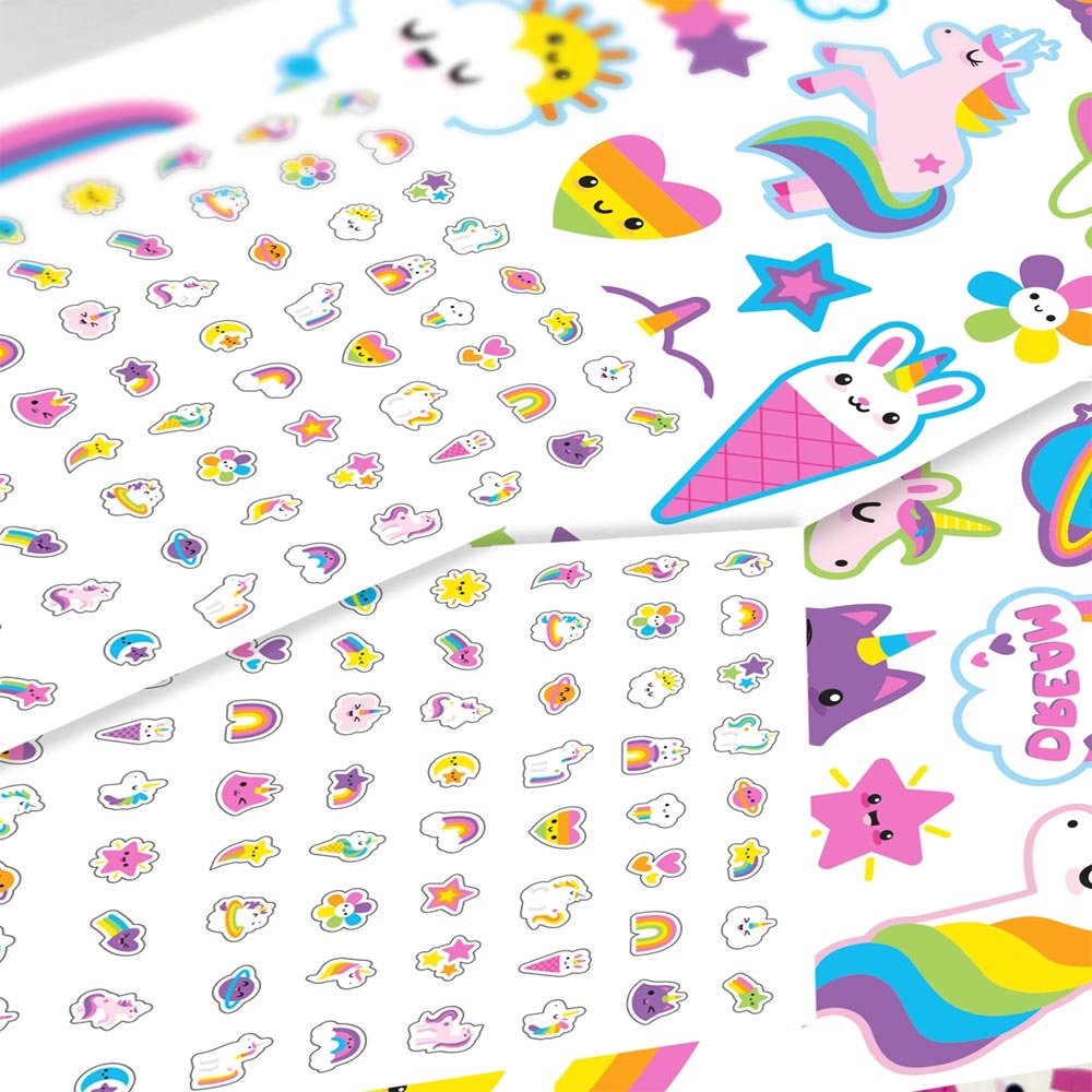 *Ooly Tattoo-Palooza Temporary Tattoos & Nail Stickers - Unicorns & Rainbows