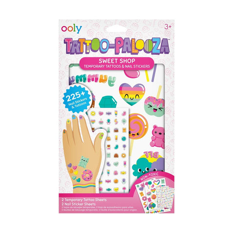 *Ooly Tattoo-Palooza Temporary Tattoos & Nail Stickers - Sweet Shop