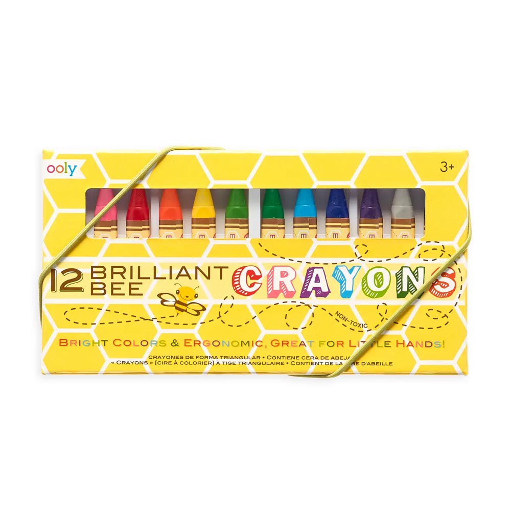 *Ooly Brilliant Bees Beeswax Crayons 12 Pack