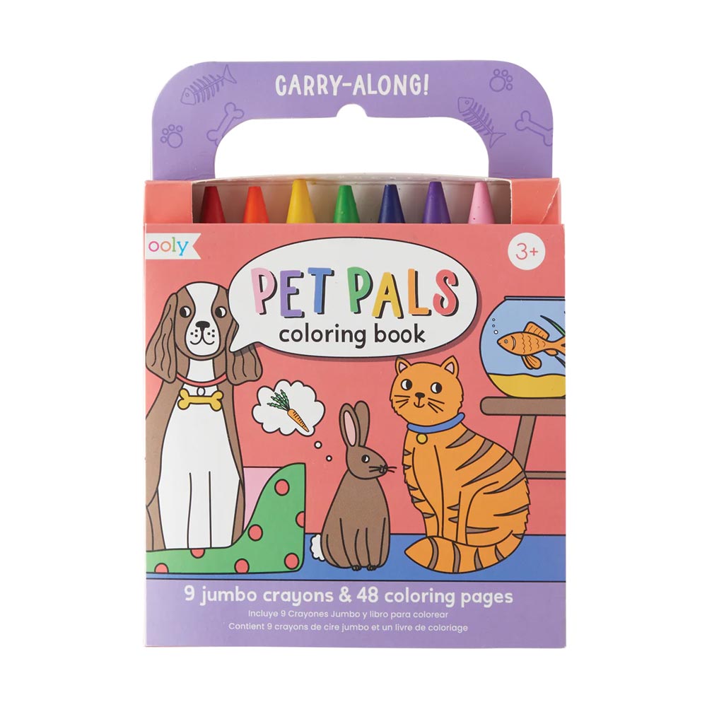 *Ooly Carry Along Colouring Book Set - Pet Pals