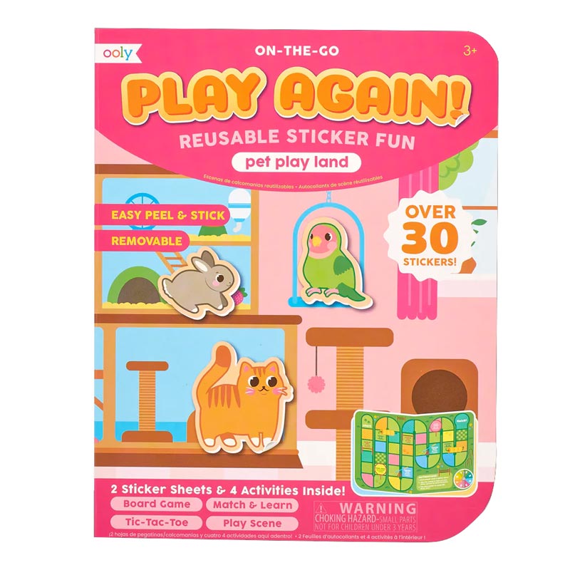 *Ooly Play Again! Mini On-the-Go Activity Kit - Pet Playland