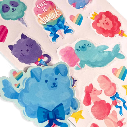 *Ooly Stickiville Scented Stickers - Fluffy Cotton Candy