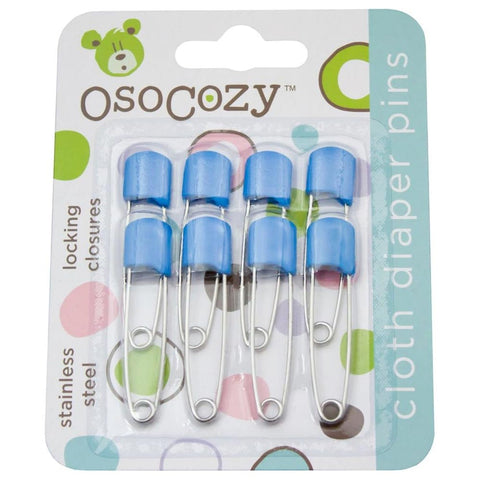 *OsoCozy Cloth Diaper Pins - 8 Pack