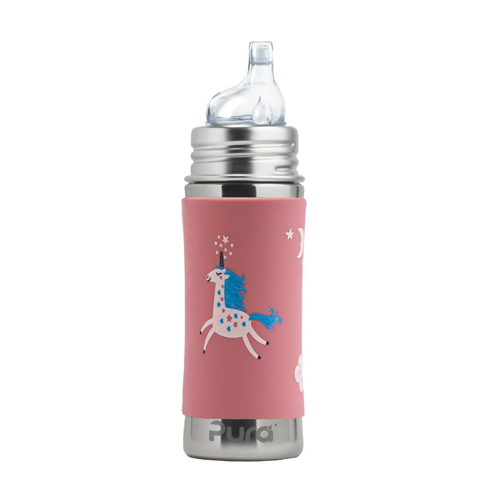 *Pura Kiki Stainless Steel SIPPY Bottle - 11 oz