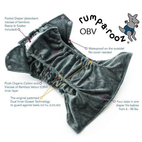 Rumparooz OBV One-Size Pocket Cloth Diaper