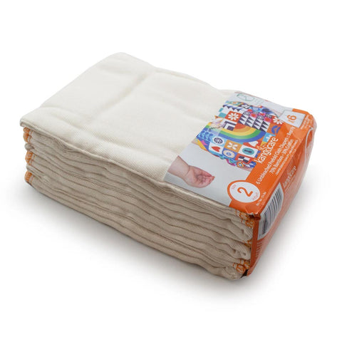 Kanga Care Bamboo Prefold Cloth Diapers 6-Pack