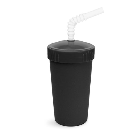 Black Re-Play Cup, Lid & Straw - Lagoon Baby + Toy Shoppe