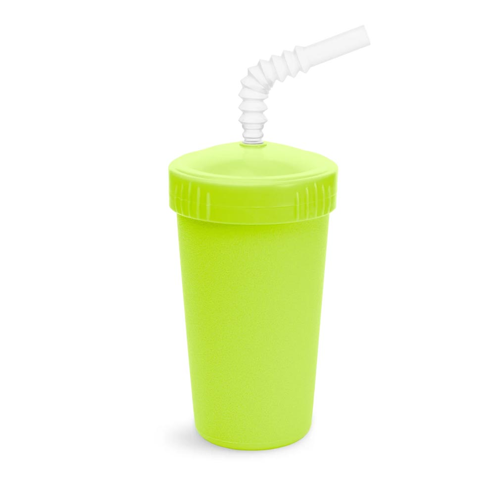 Lime Green Re-Play Cup, Lid & Straw - Lagoon Baby + Toy Shoppe