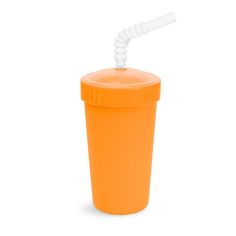 Orange Re-Play Cup, Lid & Straw - Lagoon Baby + Toy Shoppe