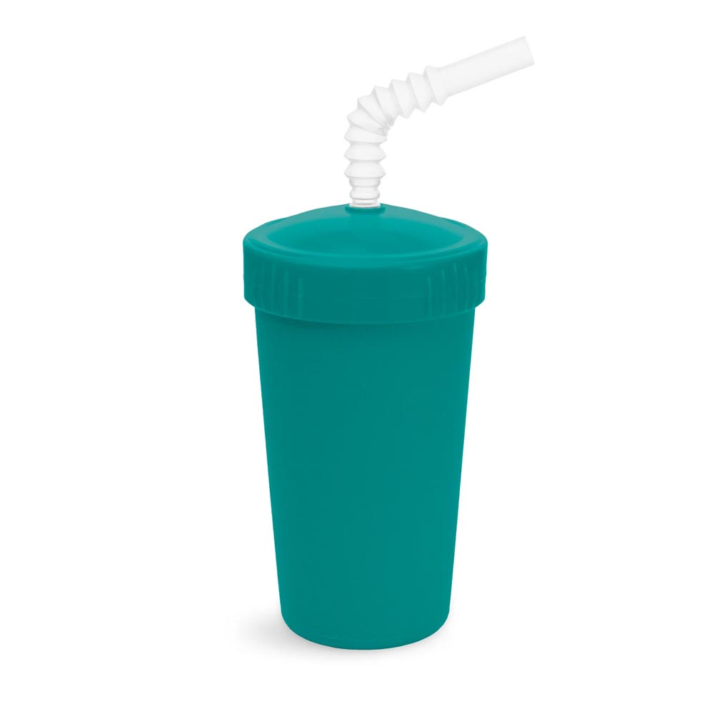 Teal Re-Play Cup, Lid & Straw - Lagoon Baby + Toy Shoppe